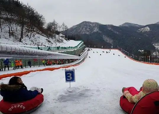 양주눈꽃축제눈썰매장